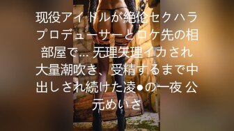 现役アイドルが絶伦セクハラプロデューサーとロケ先の相部屋で… 无理矢理イカされ大量潮吹き、受精するまで中出しされ続けた凌●の一夜 公元めいさ