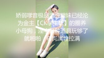 娇弱嗲音极品清纯嫩妹已经沦为金主【CK学生妹】的圈养小母狗，淫字各种道具玩够了就啪啪，母狗属性拉满