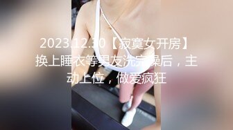 2023.12.30【寂寞女开房】换上睡衣等男友洗完澡后，主动上位，做爱疯狂