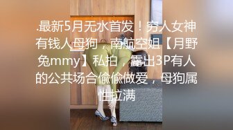 .最新5月无水首发！穷人女神有钱人母狗，南航空姐【月野兔mmy】私拍，露出3P有人的公共场合偸偸做爱，母狗属性拉满