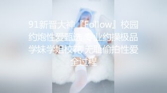 91新晋大神『Follow』校园约炮性爱甄选 专业约操极品学妹学姐校花 无耻偷拍性爱全过程