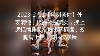 2023-2-11【用利顶你】外表清纯，极品外围美女，换上透视情趣装，按头猛插嘴，双腿肩上扛，骑乘位暴操